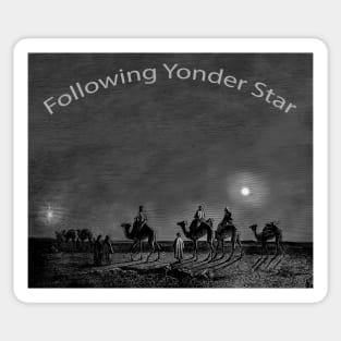 Following Yonder Star Sticker